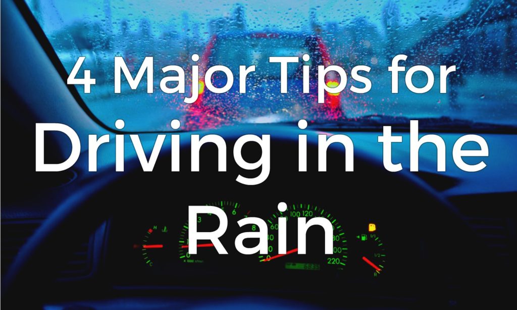 Driving in the rain tips toyota