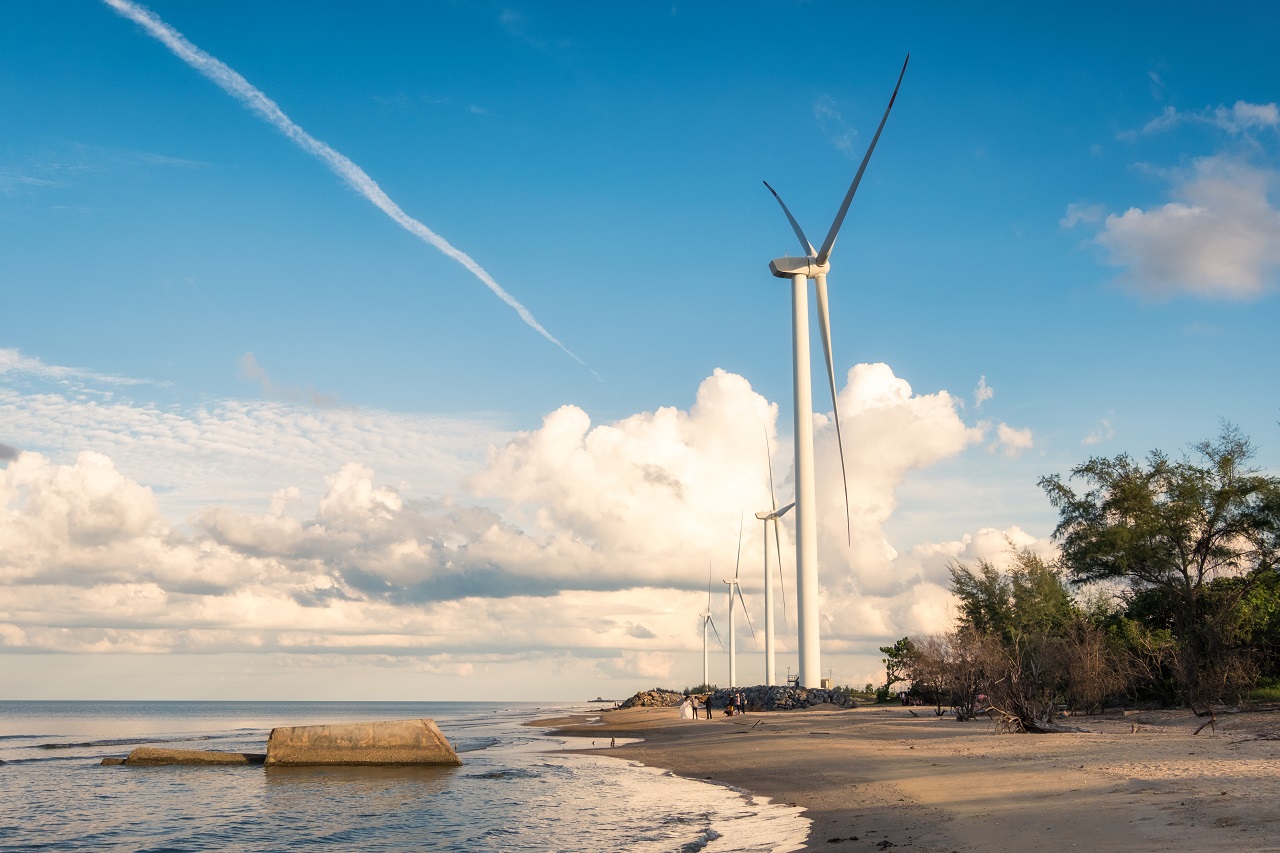 Wind turbines generators on sea