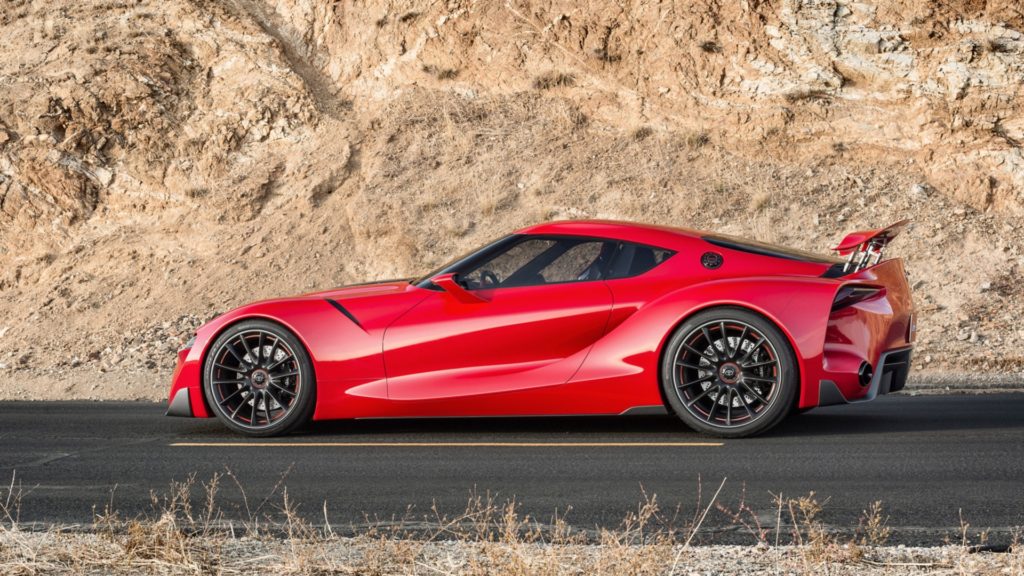 Toyota FT-1 outdoors