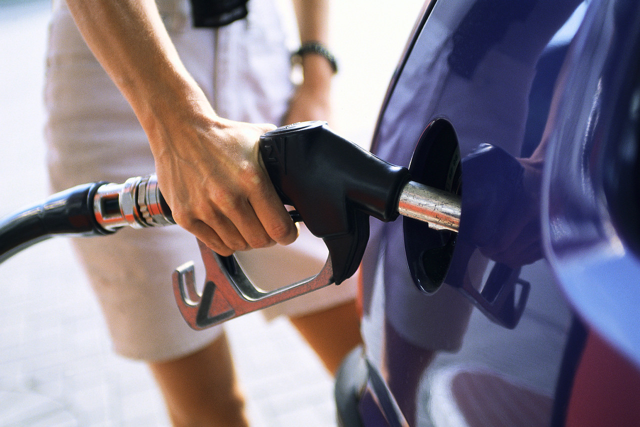 Driver Filling Fuel Tank