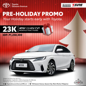 23K | ATIV 1.5 HEV CVT — MONTHLY FOR 5 YEARS