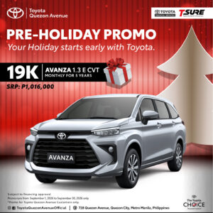 19K | AVANZA 1.3 E CVT — MONTHLY FOR 5 YEARS