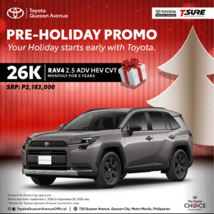 26K | RAV4 2.5 ADV HEV CVT — MONTHLY FOR 5 YEARS